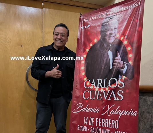 Xalapa se prepara para una noche de boleros y música romántica con Carlos Cuevas🎶💃